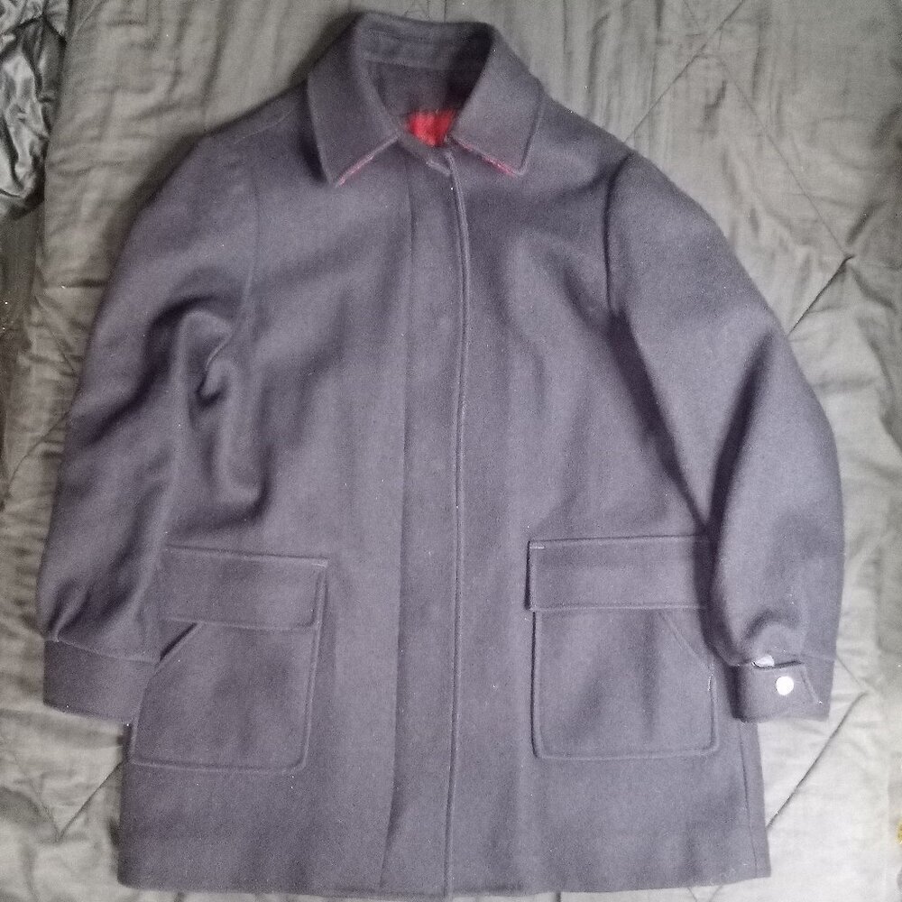 Vintage 60s Norwester Wool Cruiser Jacket Peacoat